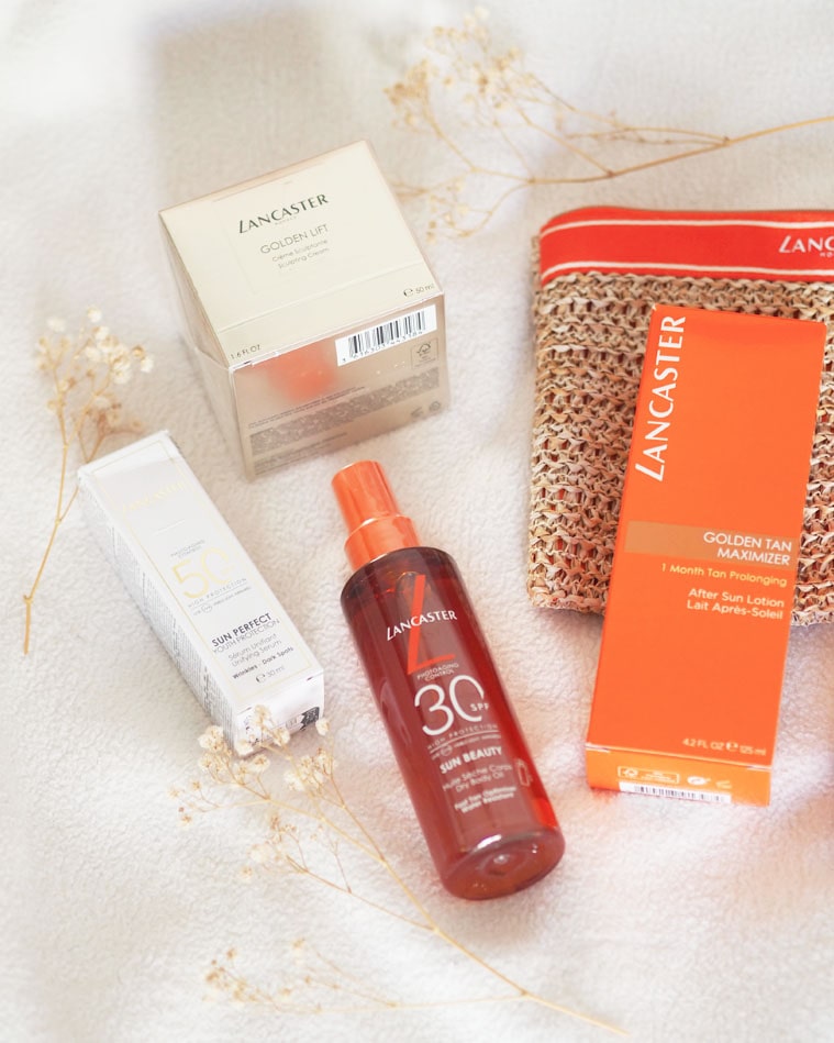 Lancaster sun beauty: SPF 50 gezicht en dry oil met uniek Tan Activator Complex Lancaster sun beauty: SPF 50 gezicht en dry oil met uniek Tan Activator Complex