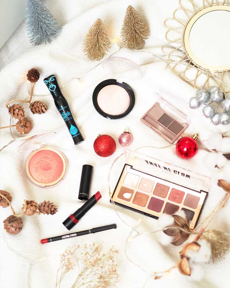 Mijn favoriete producten voor een kerst makeup look